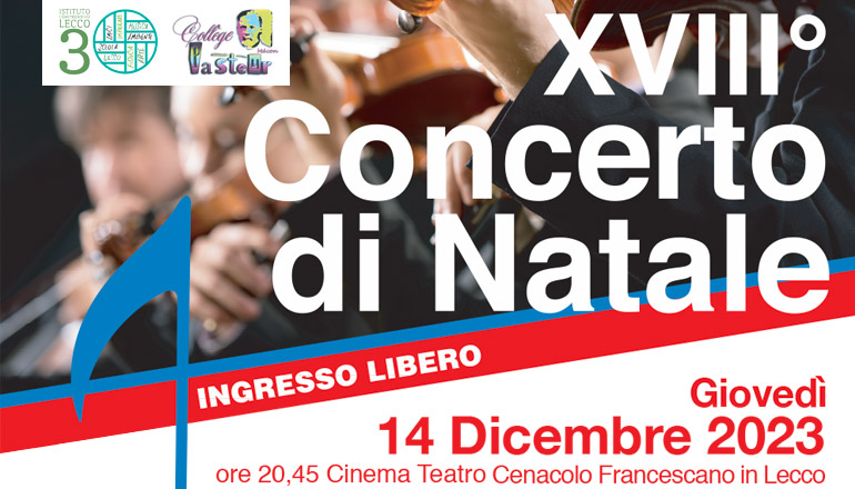 XVIII Concerto di Natale e assegnazione Borse di Studio