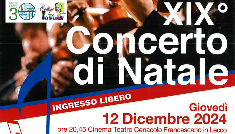 XIX Concerto di Natale e assegnazione Borse di Studio