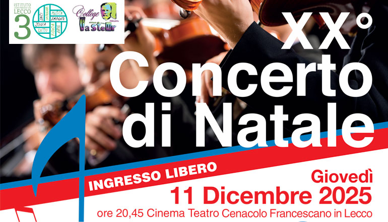 XX Concerto di Natale e assegnazione Borse di Studio