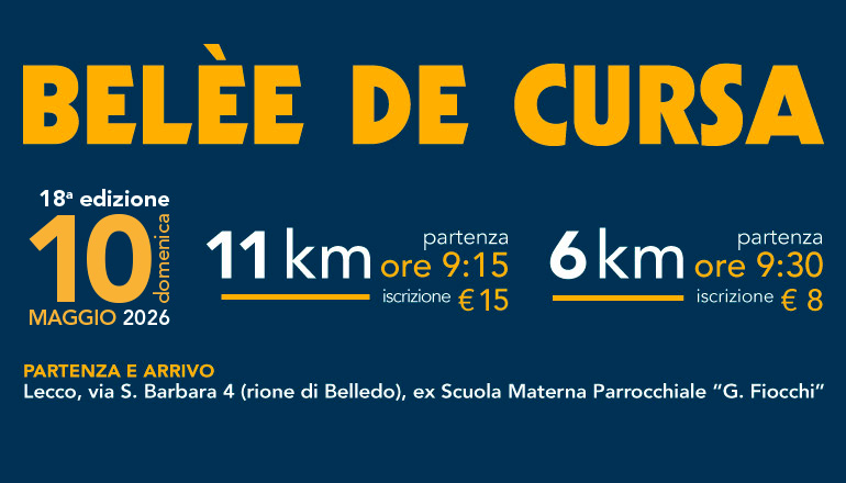 Belèe de Cursa 2026 – AVIS Lecco al via!